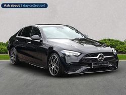 Black Used 2024 Mercedes C200 AMG Line Premium Plus Sedan | £34,911