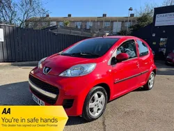 Red Used 2009 Peugeot 107 Hatchback | £1,995 (Fair price)