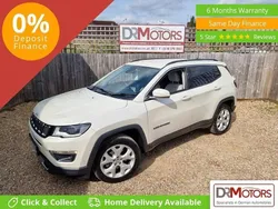 White Used 2018 Jeep Compass Limited SUV | £12,940 (Fair price)