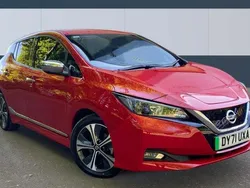Red Used 2021 Nissan Leaf N-Connecta Hatchback | £9,169 (Good price)