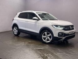 White Used 2020 VW T-Cross SEL SUV | £13,499 (Fair price)