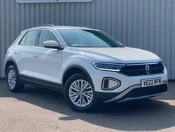 White Used 2022 VW T-Roc Life SUV | £19,500 (Fair price)
