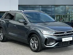 Indium grey metallic Used 2025 VW T-Roc R-line SUV | £29,256 (Fair price)