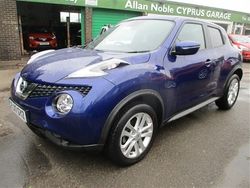 Blue Used 2017 Nissan Juke N-Connecta SUV | £8,499 (Fair price)