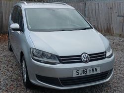 Silver Used 2018 VW Sharan SE MPV | £15,998 (Fair price)