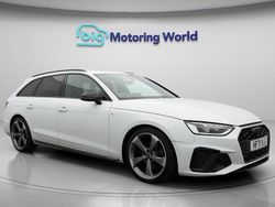 White Used 2021 Audi A4 Black Edition Estate | £17,300 (Fair price)