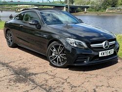 Black Used 2021 Mercedes C43 AMG Premium Plus Coupe | £34,999 (Fair price)
