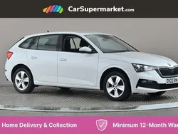 White Used 2022 Skoda Scala SE Hatchback | £12,497 (Fair price)
