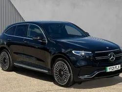 Obsidian black metallic Used 2021 Mercedes EQC400 AMG Line Premium Plus SUV | £28,962 (A bit pricey)