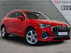 Red Used 2022 Audi Q3 S-Line SUV | £25,495 (Fair price)