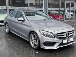 Silver Used 2015 Mercedes C250 AMG Line Premium Sedan | £11,495 (Expensive)