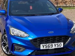 Blue Used 2019 Ford Focus ST-Line X Hatchback | £12,395 (Fair price)