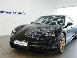Black Used 2022 Porsche Taycan Cross Turismo Sedan | £49,990 (A bit pricey)