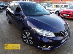 Blue Used 2016 Nissan Pulsar N-Connecta Hatchback | £4,290 (Fair price)