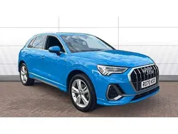 Blue Used 2020 Audi Q3 S-Line SUV | £21,544 (Fair price)