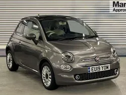 Grey Used 2019 Fiat 500 Lounge Hatchback | £8,660 (Fair price)