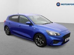 Blue Used 2019 Ford Focus ST-Line Hatchback | £11,899 (Fair price)
