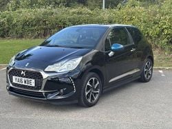 Black Used 2016 DS Automobiles DS3 Elegance Hatchback | £5,100 (Fair price)