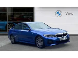 Blue Used 2020 BMW 330 M Sport Sedan | £24,786 (Fair price)