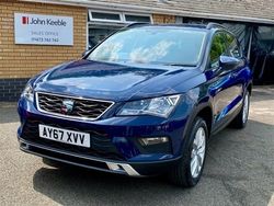 Blue Used 2017 Seat Ateca SE SUV | £13,500 (Fair price)