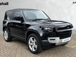 Solid santorini black Used 2024 Land Rover Defender HSE SUV | £53,935