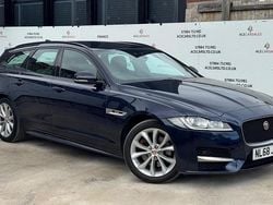 Blue Used 2018 Jaguar XF Sportbrake R-Sport Estate | £10,495 (Fair price)