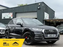 Black Used 2018 Audi Q5 S-Line SUV | £20,490 (Fair price)