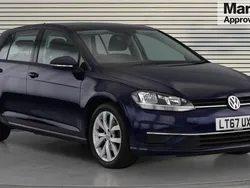 Blue Used 2017 VW Golf VII SE Hatchback | £14,161 (Fair price)