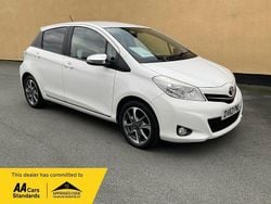 White Used 2013 Toyota Yaris Trend Hatchback | £5,495 (Fair price)