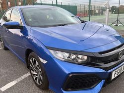 Blue Used 2018 Honda Civic SE Hatchback | £8,995 (Good price)