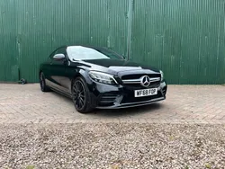 Black Used 2018 Mercedes C43 AMG Coupe | £26,495 (Fair price)