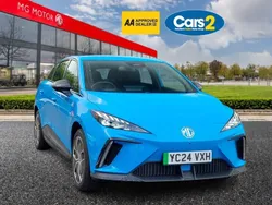 Blue Used 2024 MG MG4 EV Trophy Hatchback | £18,990 (Fair price)