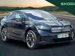 Black New 2025 Skoda Enyaq iV SportlinePlus SUV | £38,495 (Fair price)