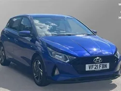 Intense blue Used 2021 Hyundai i20 SE Hatchback | £11,321 (Fair price)