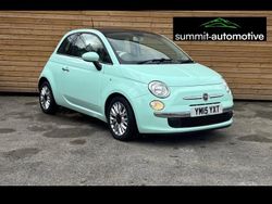 Green Used 2015 Fiat 500 Lounge Hatchback | £3,990 (Super price)