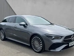 Mountain grey metallic Used 2024 Mercedes CLA220 AMG Line Premium Sedan | £29,716 (Fair price)