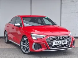 Red Used 2021 Audi S3 Comfort Sedan | £29,998 (Fair price)