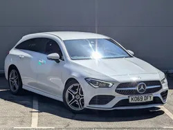 White Used 2020 Mercedes CLA180 Shooting Brake AMG line Estate | £16,495 (Fair price)
