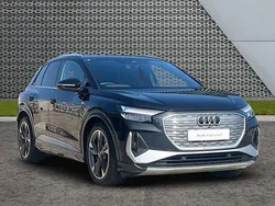 Black Used 2022 Audi Q4 e-tron S-Line SUV | £24,495 (Fair price)