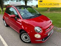 Red Used 2016 Fiat 500 Lounge Hatchback | £5,495 (Fair price)