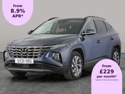 Blue Used 2021 Hyundai Tucson Premium SUV | £16,902 (Fair price)