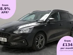 Black Used 2020 Ford Focus ST-Line Estate | £9,993 (Good price)