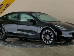 Black Used 2021 Tesla Model 3 Performance Sedan | £29,028 (Expensive)