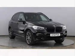 Black Used 2021 BMW X3 M Sport SUV | £29,995 (Fair price)