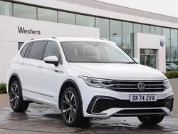 White Used 2024 VW Tiguan Allspace R-line SUV | £37,999