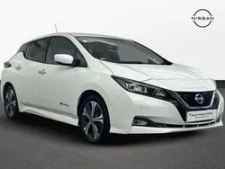 White Used 2020 Nissan Leaf Tekna Hatchback | £8,600 (Fair price)
