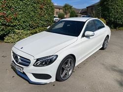 White Used 2015 Mercedes C220 AMG line Sedan | £12,950 (A bit pricey)