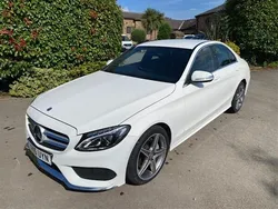 White Used 2015 Mercedes C220 AMG line Sedan | £12,950 (A bit pricey)