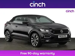 Black Used 2021 VW T-Roc Cabriolet R-line Cabriolet | £22,999 (Fair price)