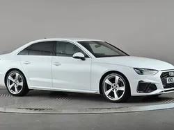 White Used 2021 Audi A4 S-Line Sedan | £18,998 (Good price)